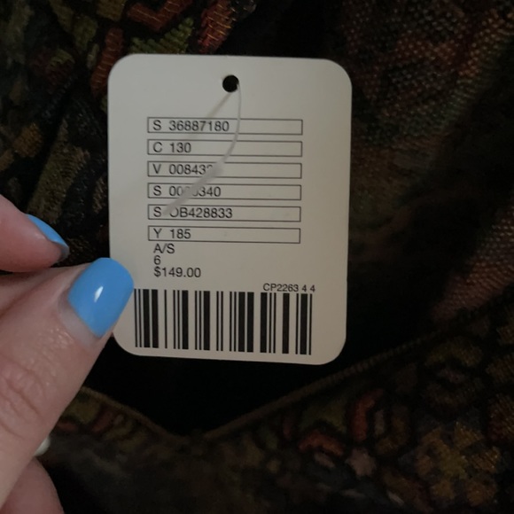 Ecote metallic pattern dress - Picture 3 of 3